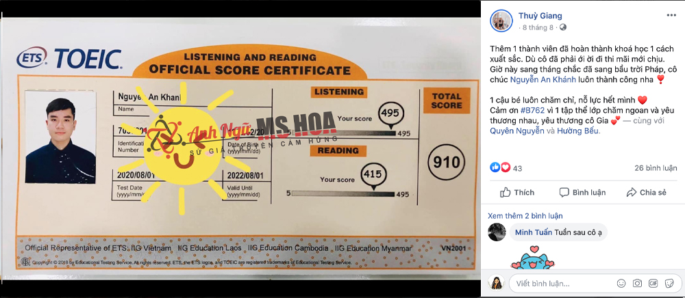 Ms Hoa TOEIC ảnh 2