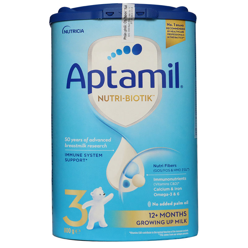 Sữa Aptamil Đức số 3 800g (Trên 12 tháng) ảnh 1