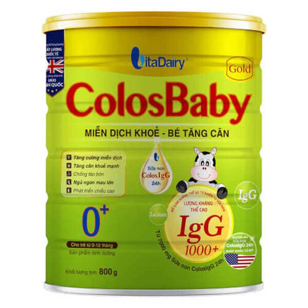 Sữa bột Colosbaby Gold 0+ 800g ảnh 1