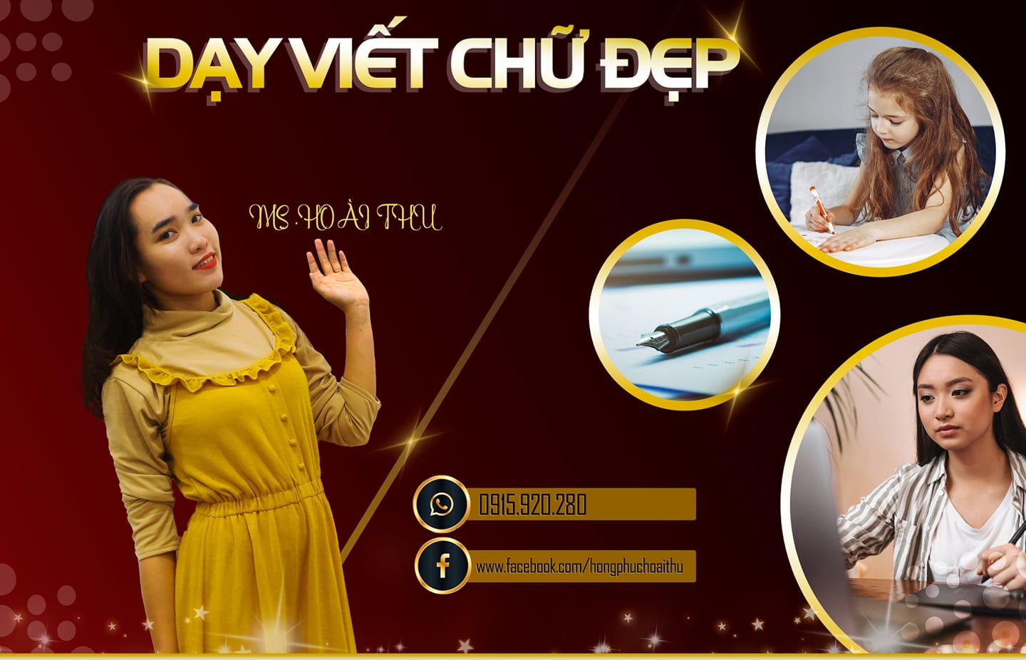 Dạy viết chữ đẹp Cô Hoài Thu ảnh 1