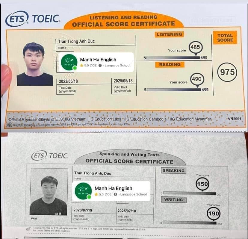 Toeic thầy Mạnh Hà ảnh 2