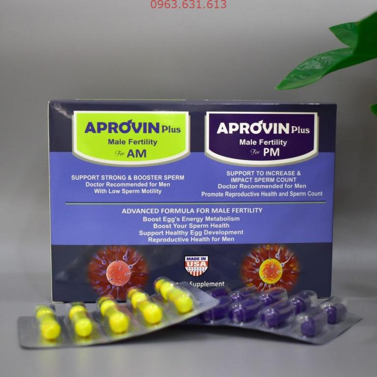 Aprovin Plus – Giảm Dị Dạng, Bổ Tinh Trùng ảnh 1