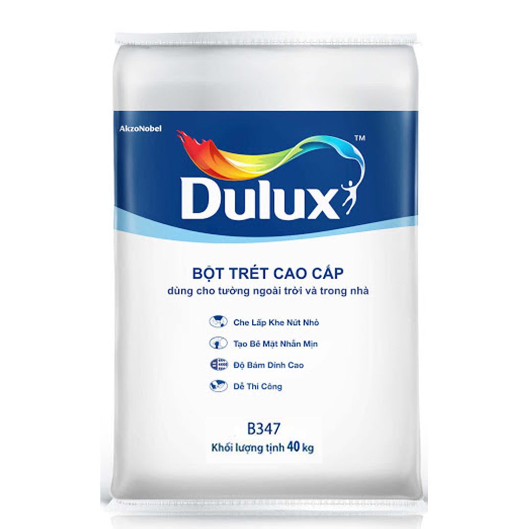 BỘT TRÉT TƯỜNG DULUX TRONG NHÀ B347 ảnh 2