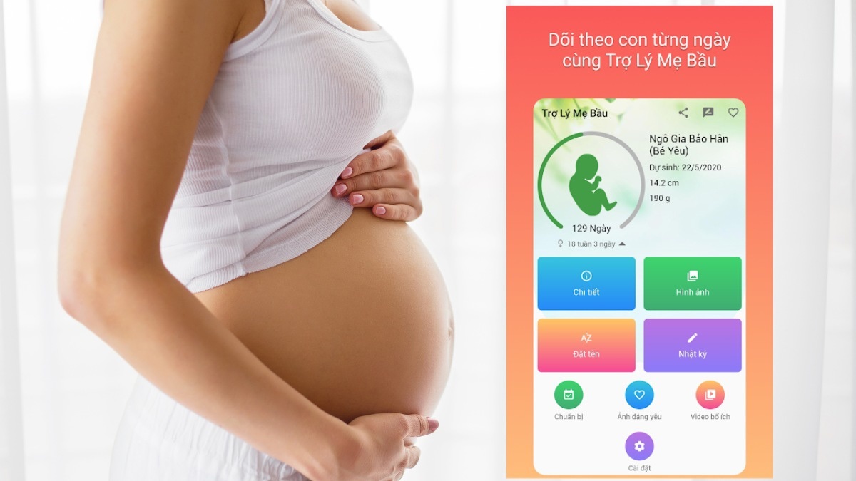 app theo dõi thai kì tốt nhất hiện nay