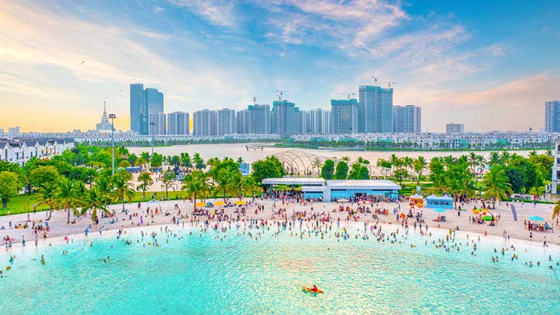 Bãi biển nhân tạo Vinhomes Ocean Park ảnh 2