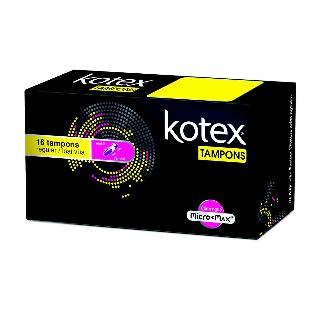 Băng vệ sinh Kotex Luxe Tampons ảnh 1