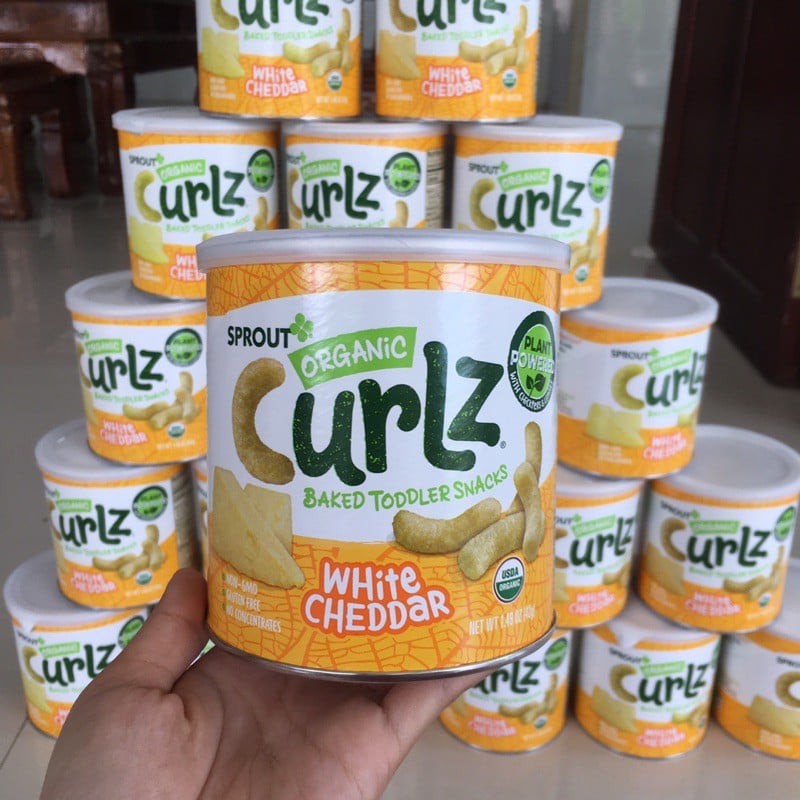 Bánh ăn dặm hữu cơ Sprout Organic Curlz ảnh 2