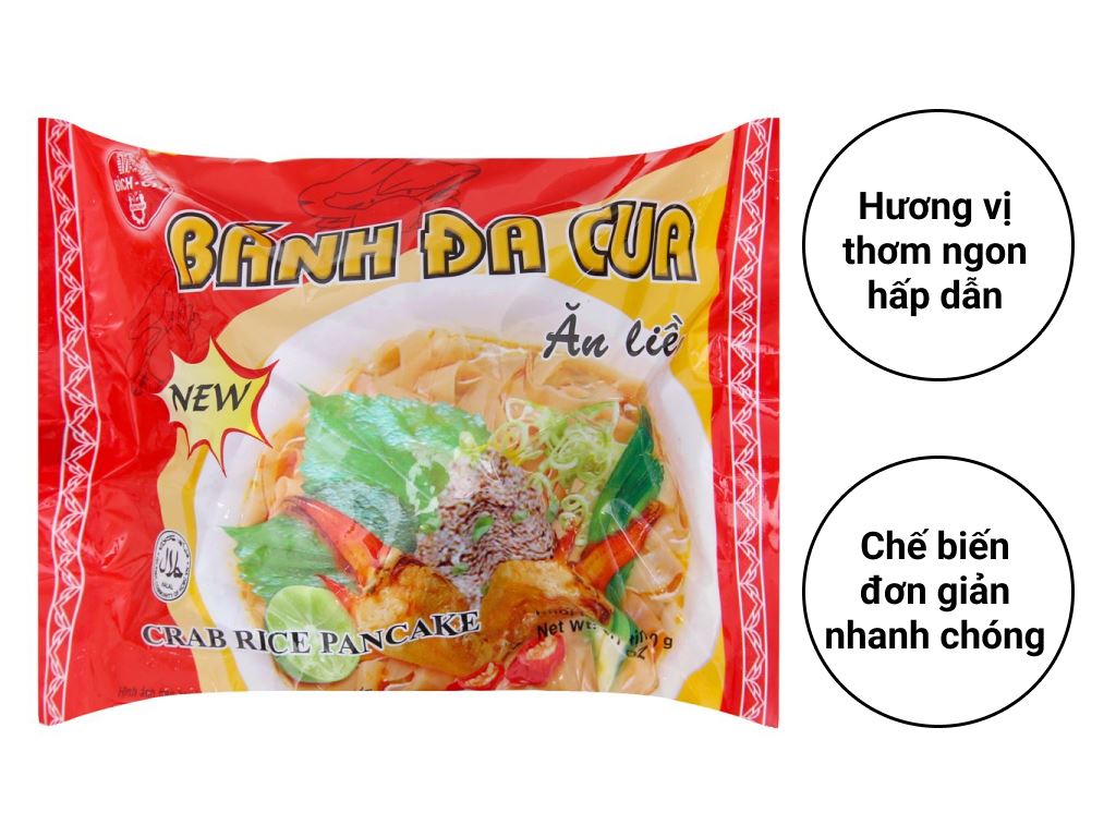 Bánh đa cua ăn liền Bích Chi ảnh 2