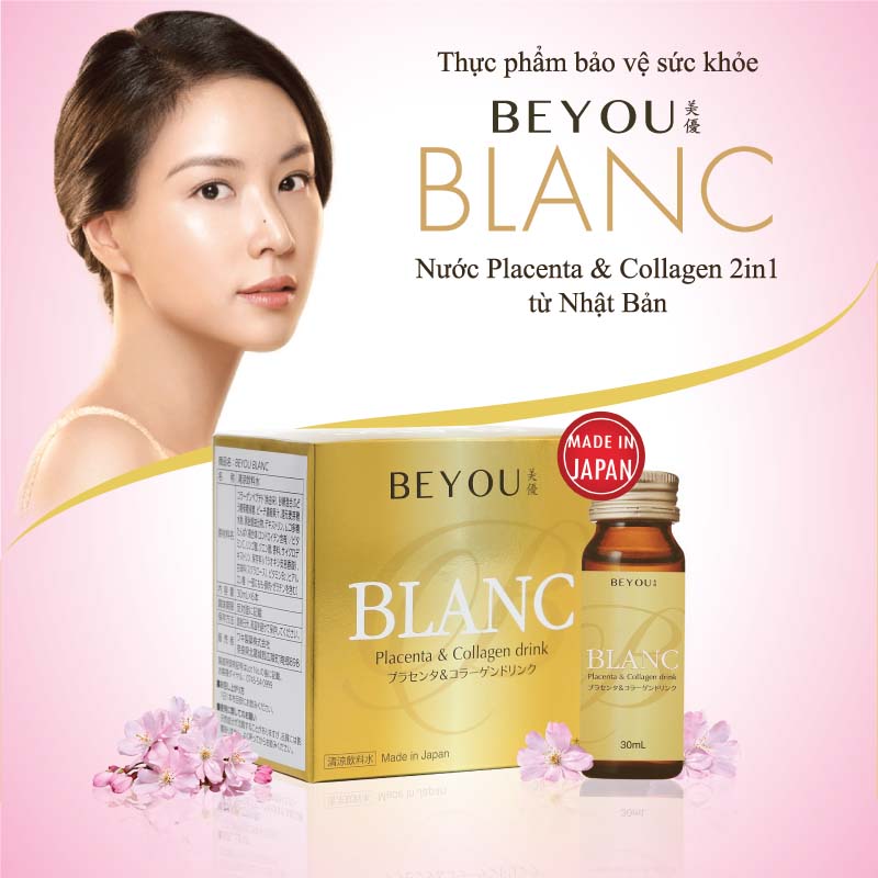 Beyou Blanc - Nước Placenta & Collagen Nhật Bản ảnh 2