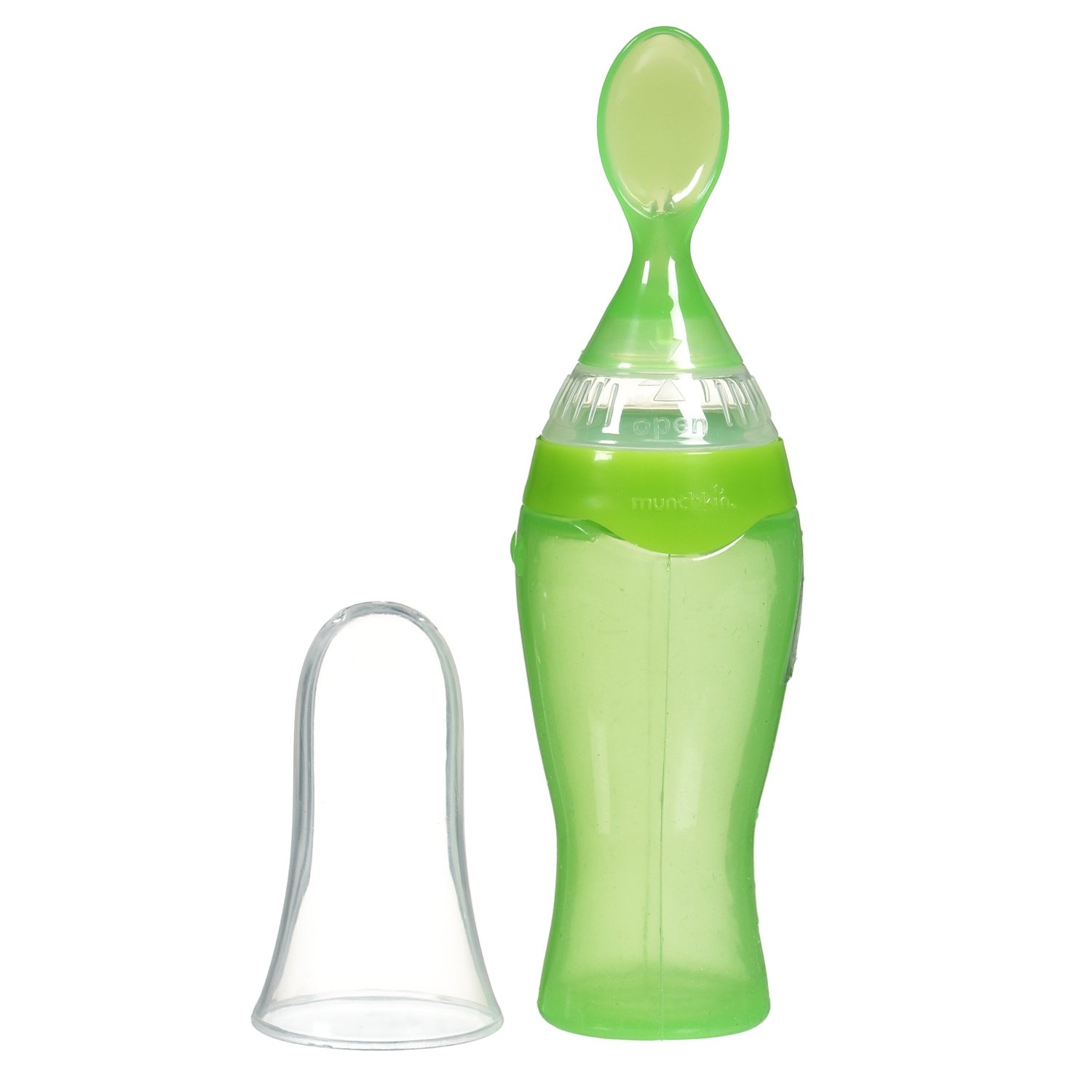 Bình muỗng ăn dặm cho bé Munchkin 4 Ounce Easy Squeezy Spoon ảnh 1