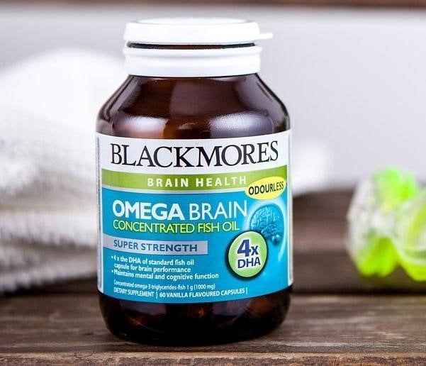 Blackmores Omega Brain High DHA Fish Oil ảnh 1