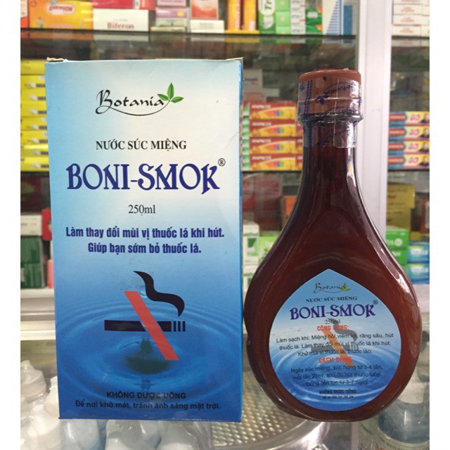 Boni-smok- Nước súc miệng cai thuốc ảnh 2