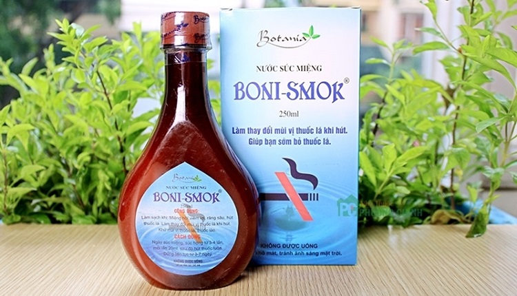 Boni-smok- Nước súc miệng cai thuốc lá ảnh 1