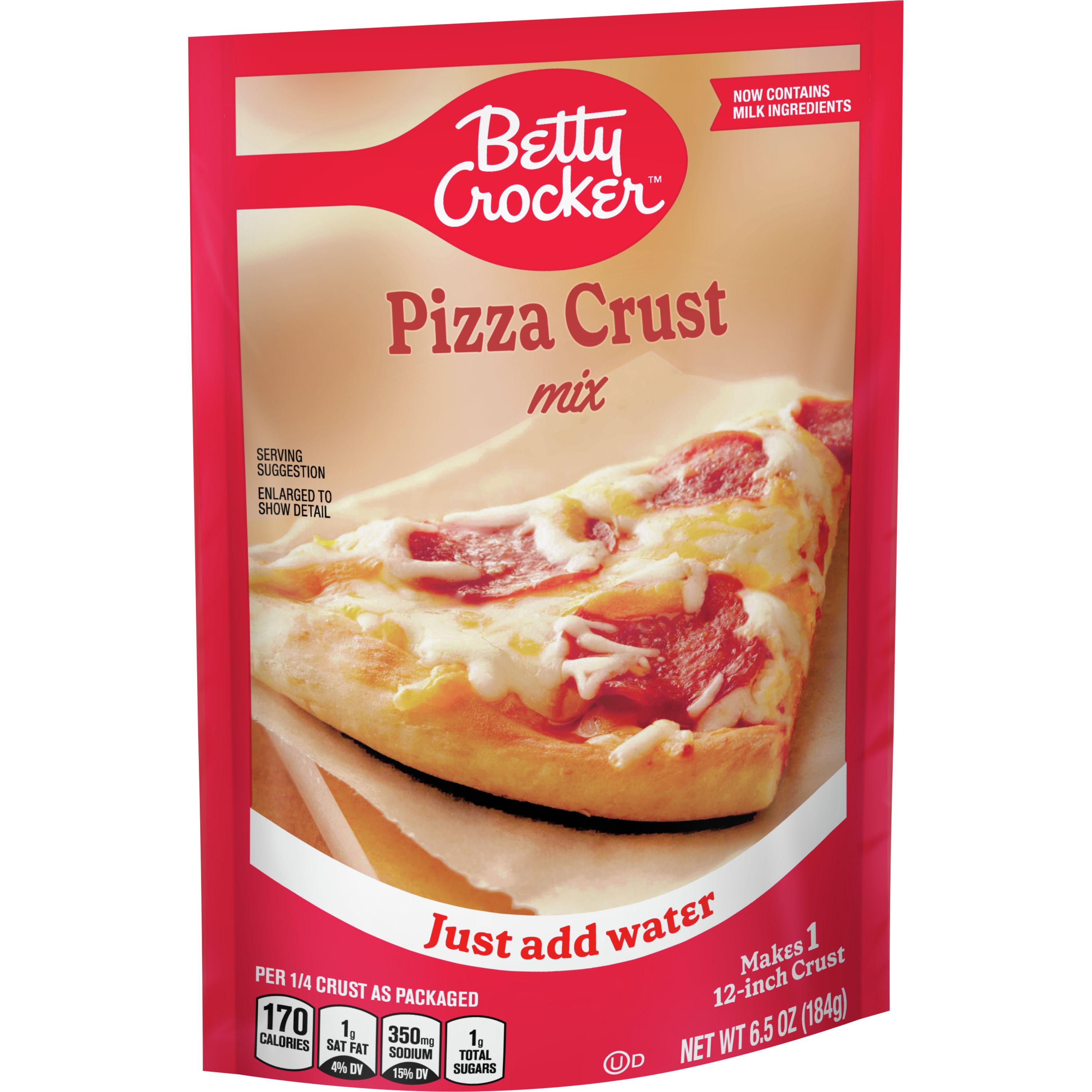 Bột Làm Đế Bánh Pizza Trộn Sẵn Betty Crocker 12 Inch Pizza Crust Mix ảnh 1