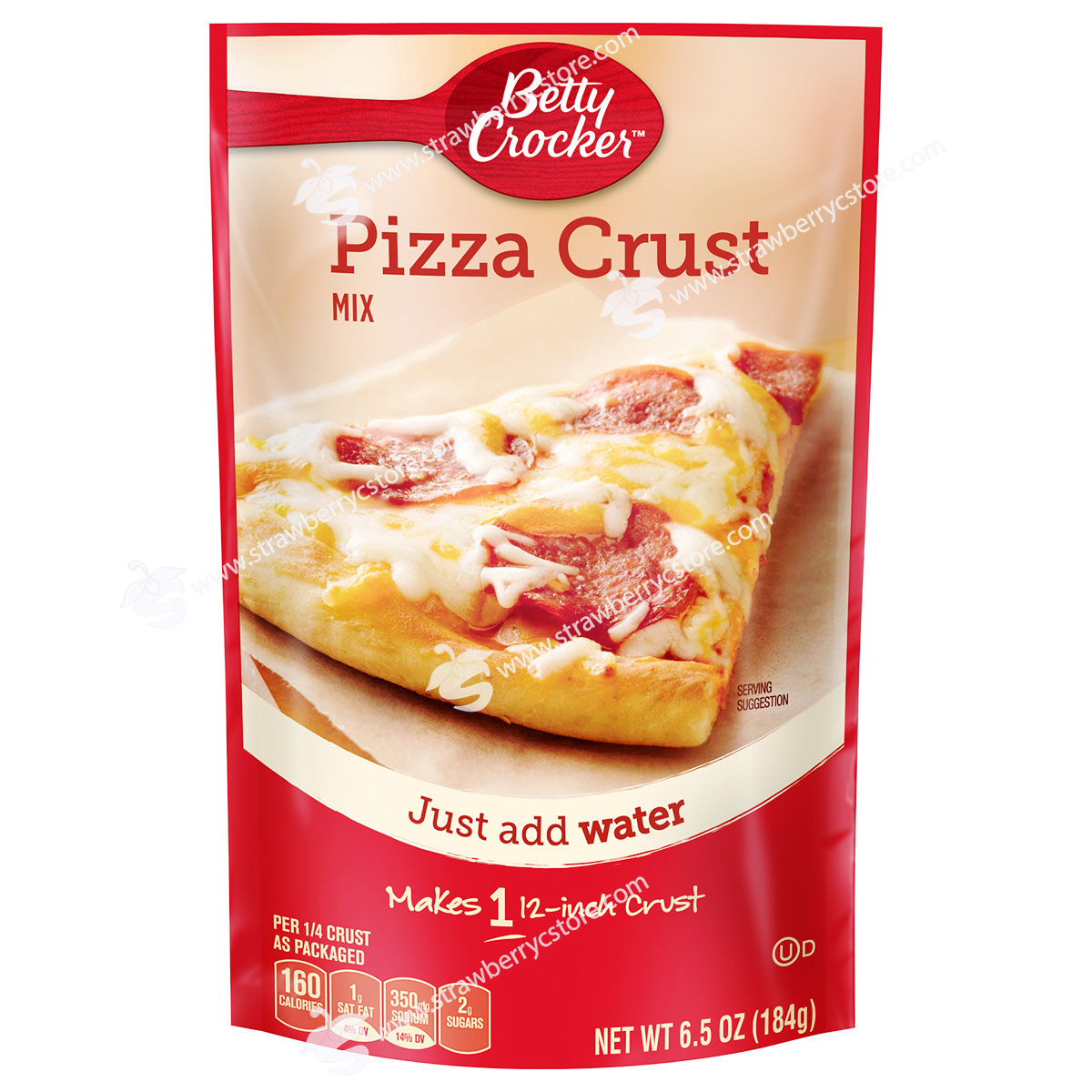 Bột Làm Đế Bánh Pizza Trộn Sẵn Betty Crocker 12 Inch Pizza Crust Mix ảnh 2