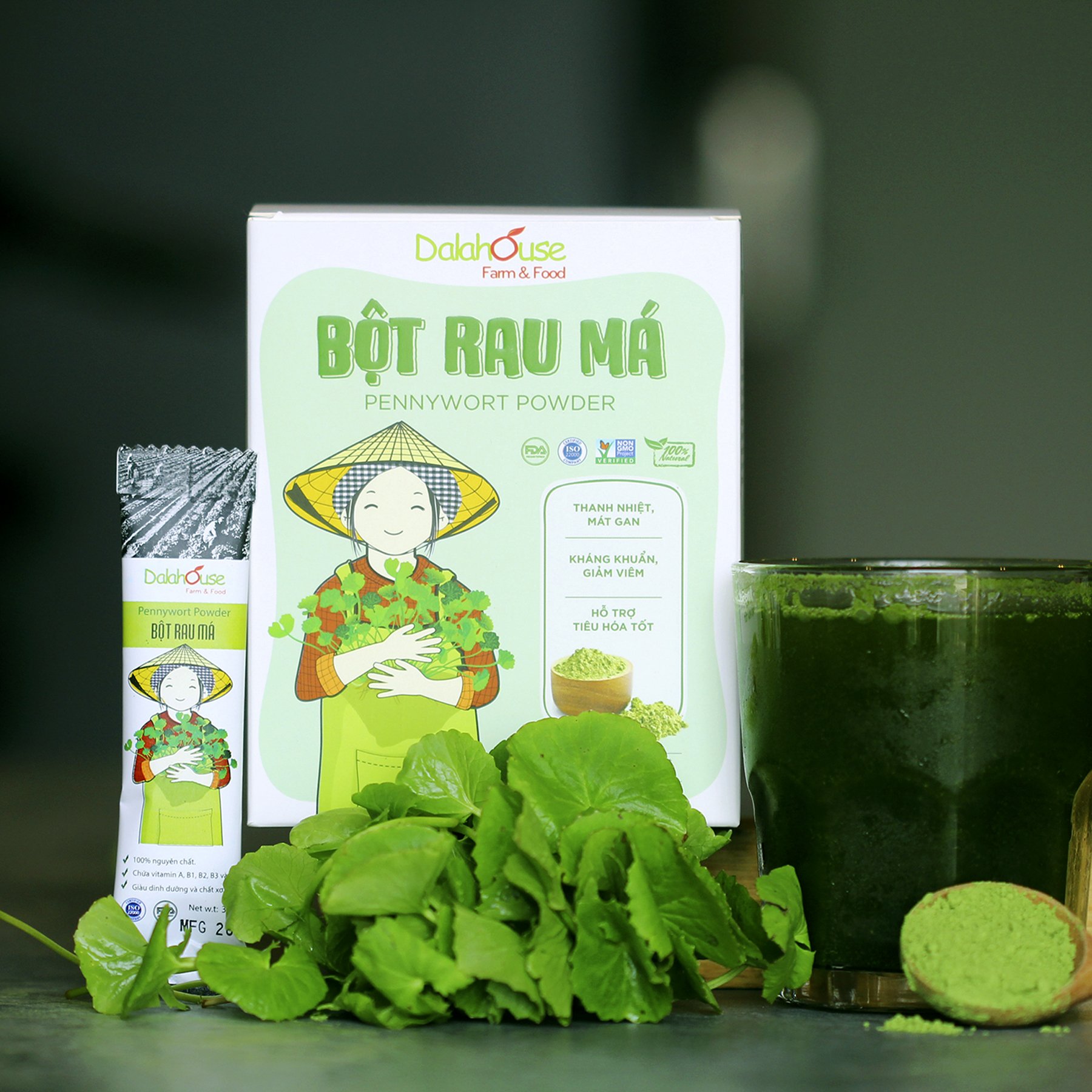 Bột Rau Má Dalahouse ảnh 1