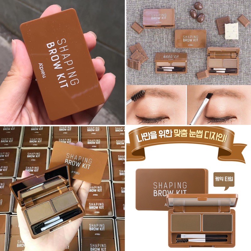Bột Tán Chân Mày A'Pieu Shaping Brow Kit ảnh 2