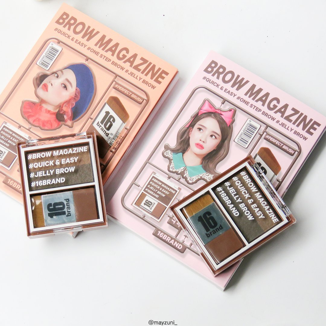 Bột Tán Chân Mày Hai Màu Đa Năng 16Brand Brow Magazine ảnh 1