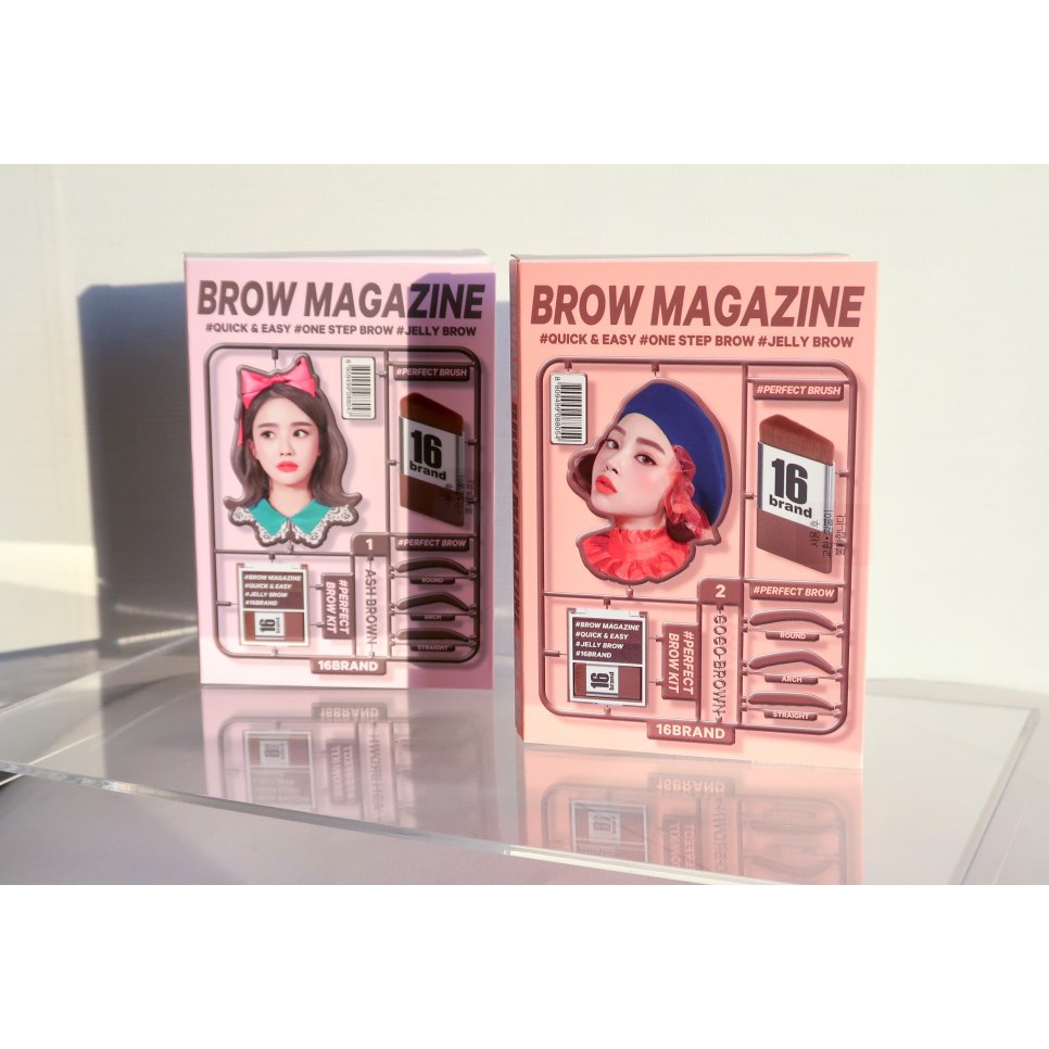 Bột Tán Chân Mày Hai Màu Đa Năng 16Brand Brow Magazine ảnh 2