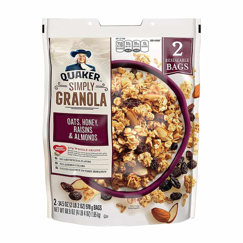 Bột Yến Mạch Ăn Liền Quaker Granola ảnh 2