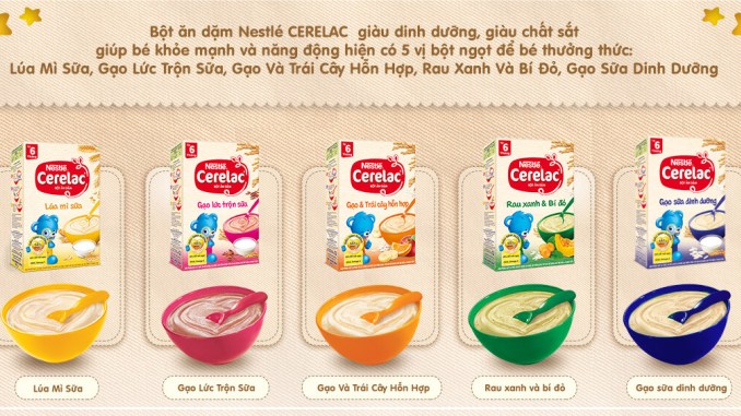 Bột ăn dặm Nestle ảnh 2