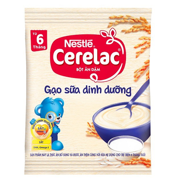 Bột ăn dặm Nestle Cerelac gạo sữa ảnh 1