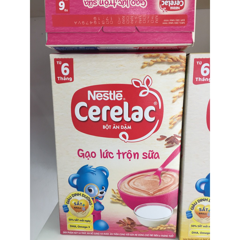 Bột ăn dặm Nestle Cerelac gạo sữa ảnh 2