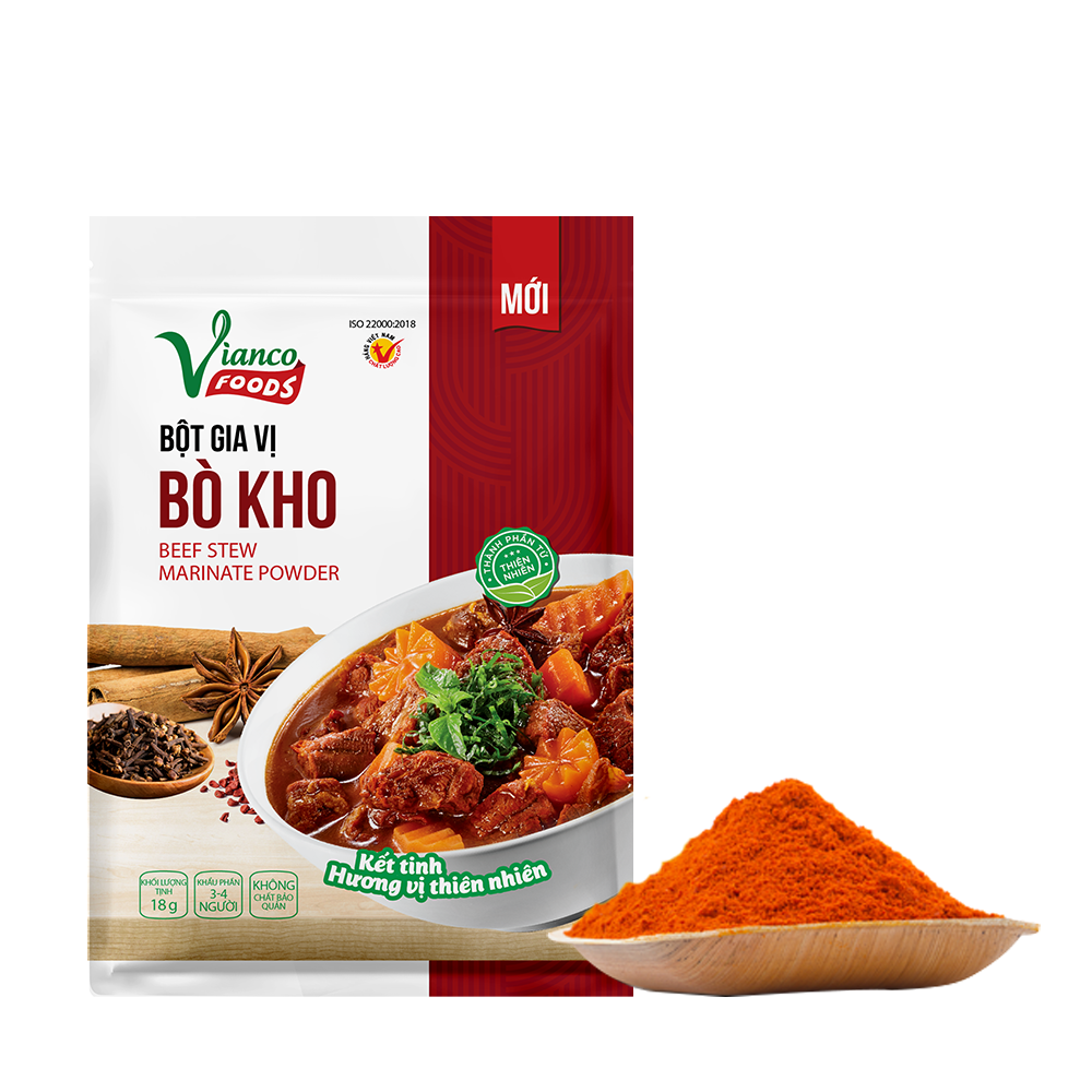 Bột gia vị nấu bò kho Vianco ảnh 2