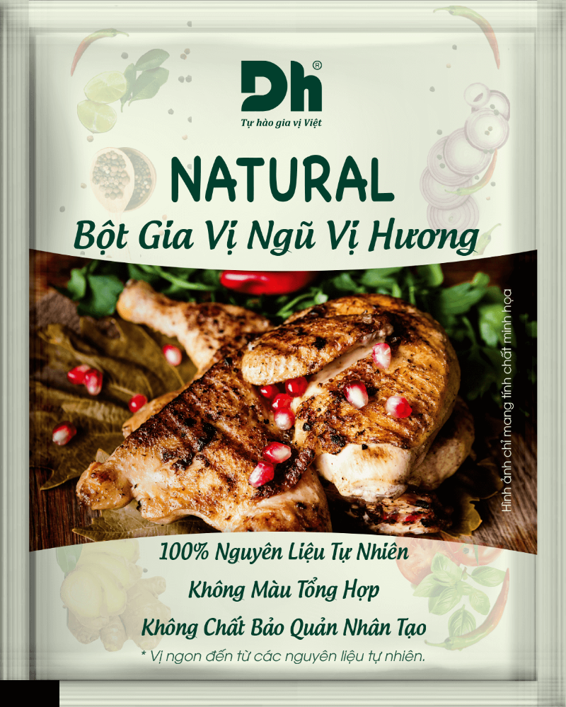 Bột gia vị ngũ vị hương Dh Food Natural ảnh 2