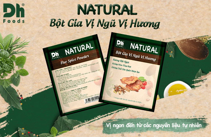 Bột gia vị ngũ vị hương Dh Food Natural ảnh 1