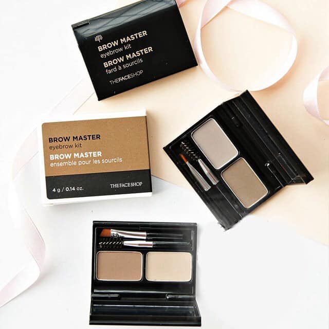 Bột kẻ chân mày The Face Shop Face it Brow Master EyeBrow Kit ảnh 1