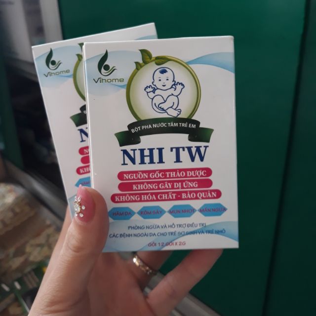 Bột pha nước tắm trẻ em Nhi TW ảnh 1