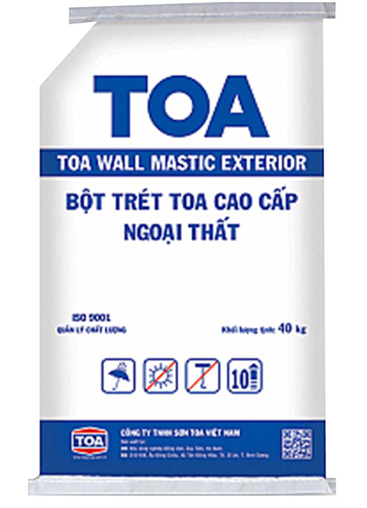 Bột trét TOA Wall Mastic Exterior ảnh 1