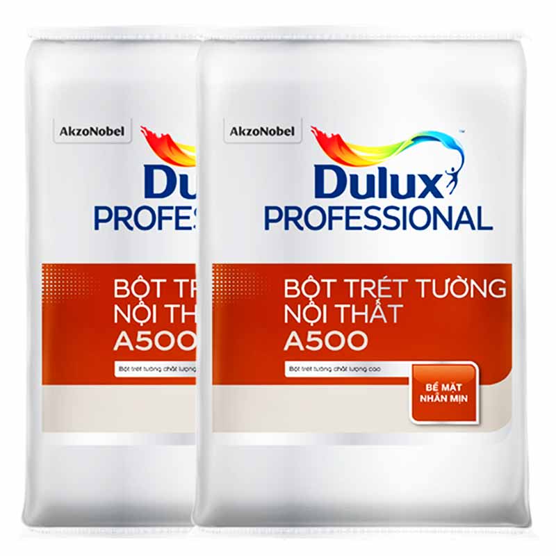 Bột trét tường Dulux Professional A500 nội thất ảnh 1