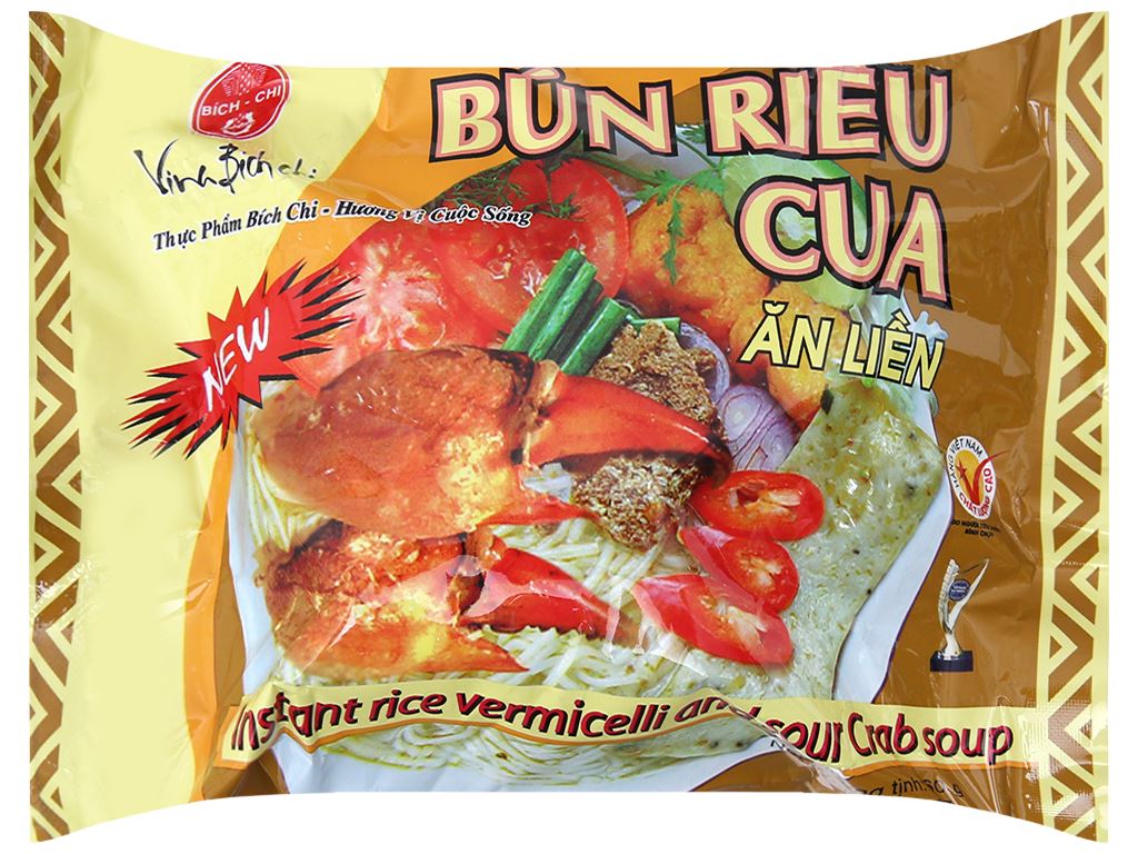 Bún riêu cua ăn liền Bích Chi ảnh 2