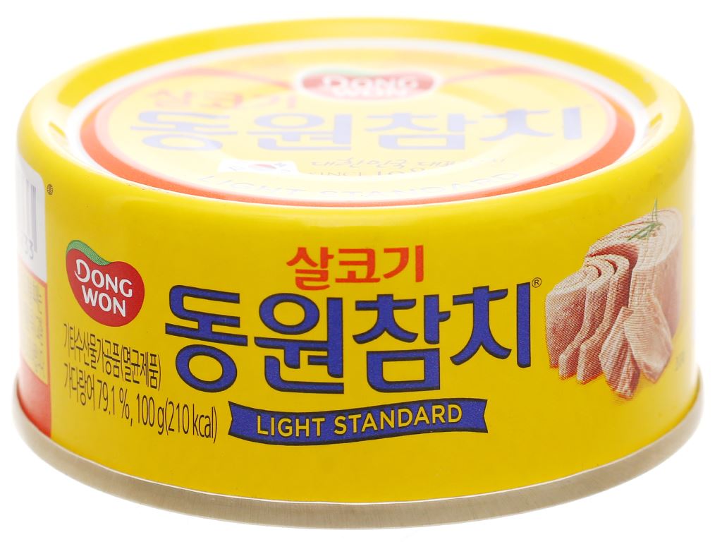 Cá ngừ trắng ngâm dầu Dongwon ảnh 1