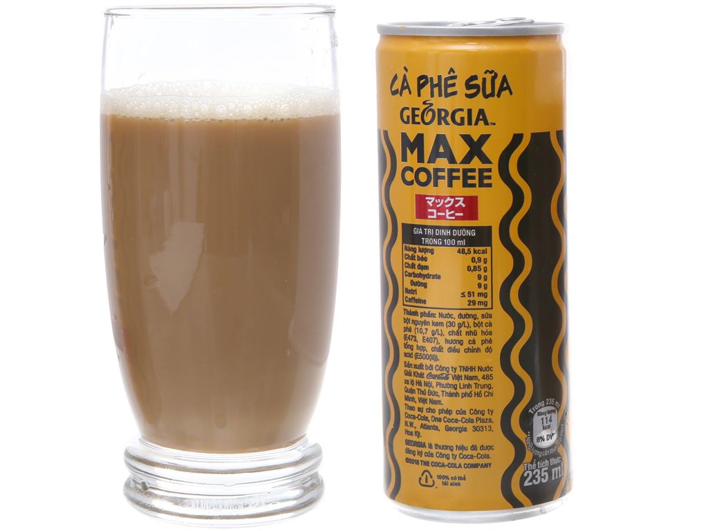 Cà phê sữa Georgia Max Coffee ảnh 1