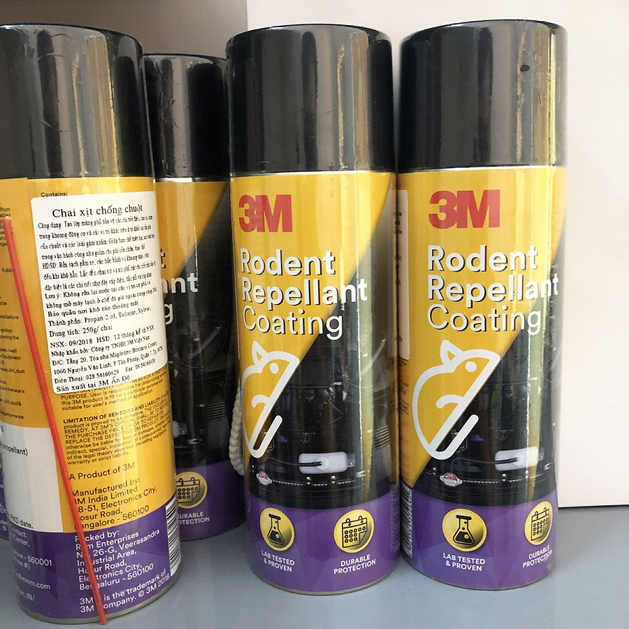 Chai xịt chống chuột ô tô 3M Rodent Repellant ảnh 1