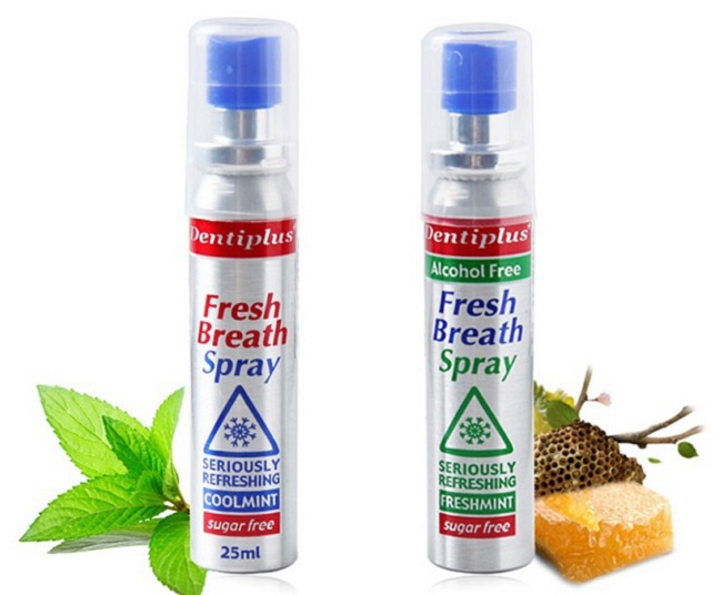 Chai xịt thơm miệng Dentiplus Fresh Breath Spray ảnh 2