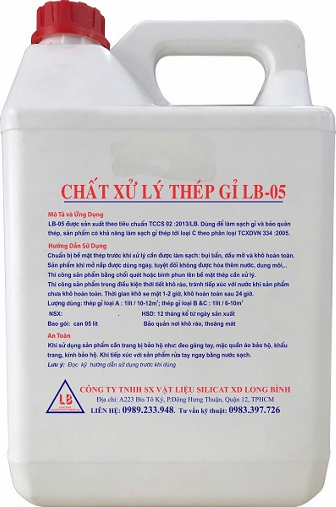 Chất xử lí thép gỉ LB-05 ảnh 1