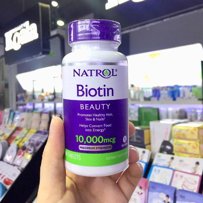 Chống Rụng Tóc Biotin 10.000mcg Natrol Của Mỹ ảnh 2