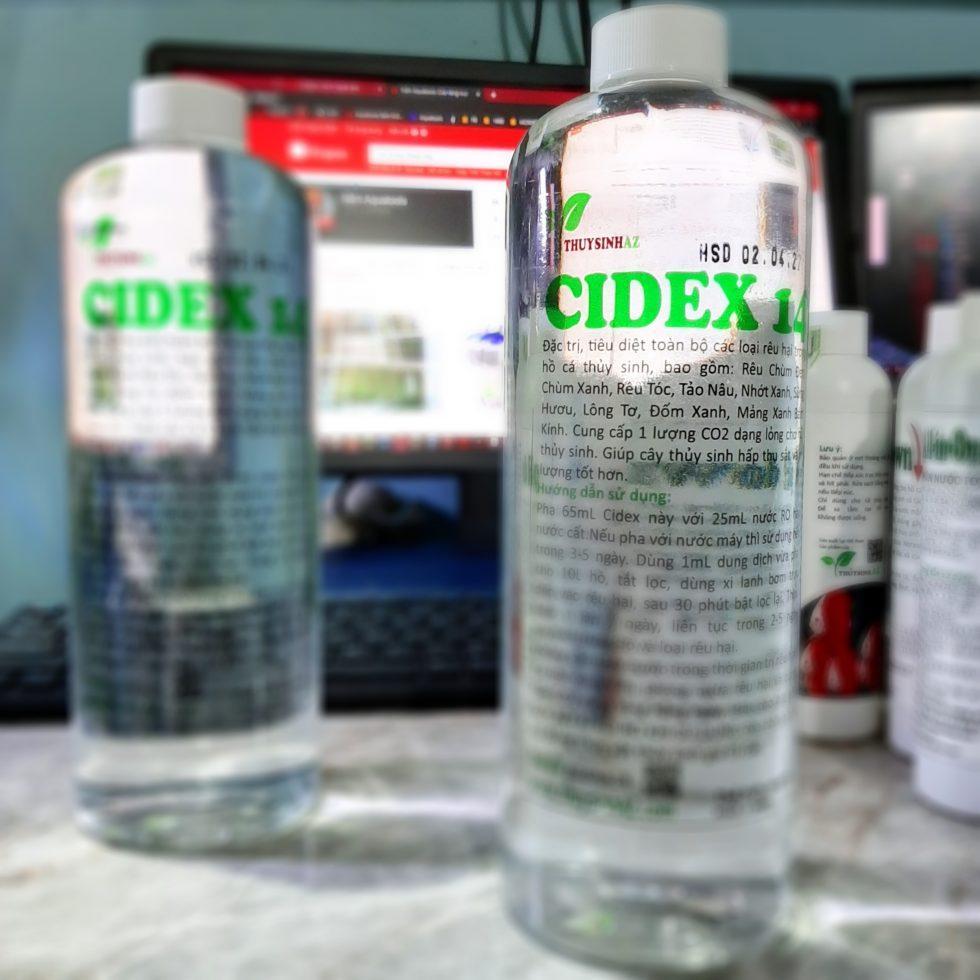 Cidex 14 – Dung Dịch Phòng Trị Rêu Hại Cho Bể Thuỷ Sinh ảnh 1
