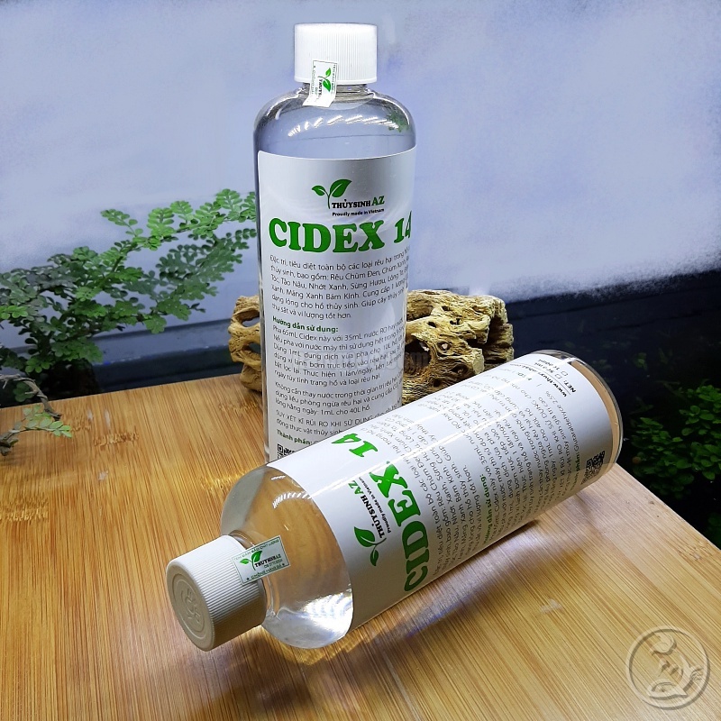 Cidex 14 – Dung Dịch Phòng Trị Rêu Hại Cho Bể Thuỷ Sinh ảnh 2