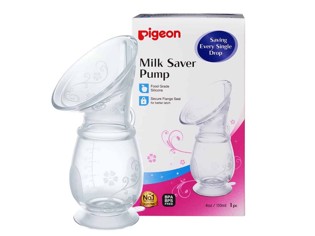 Cốc Hứng Sữa Mẹ Silicone Pigeon ảnh 2