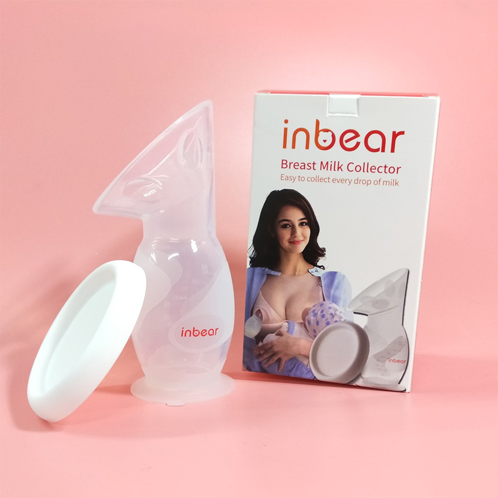 Cốc Hứng Sữa Silicone Cao Cấp Inbear ảnh 1