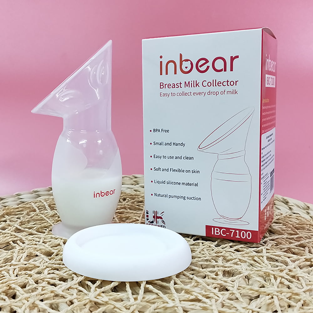 Cốc Hứng Sữa Silicone Cao Cấp Inbear ảnh 2