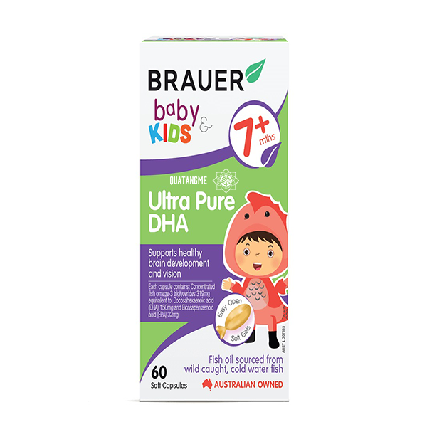 DHA cho bé Brauer Ultra Pure DHA ảnh 1