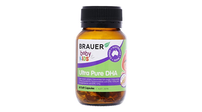 DHA cho bé Brauer Ultra Pure DHA ảnh 2