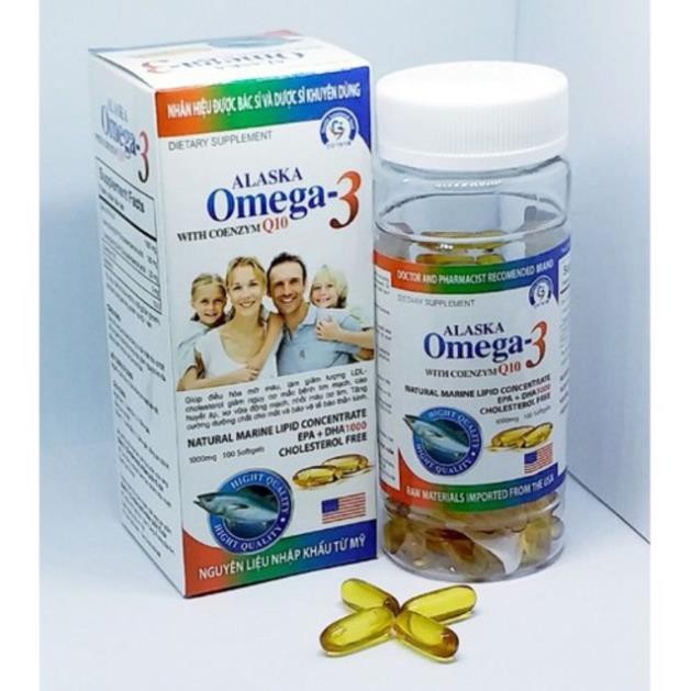 Dầu Cá Alaska Omega3 With Coenzim Q10 ảnh 2