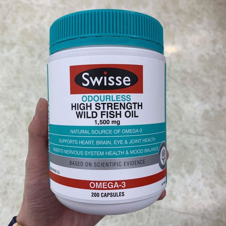 Dầu Cá Không Mùi Swisse 1500mg ảnh 2